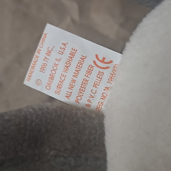 Rare discontinued TY Beanie Baby Claude The Crab Retired September 3 1996 - Picture 6 of 7